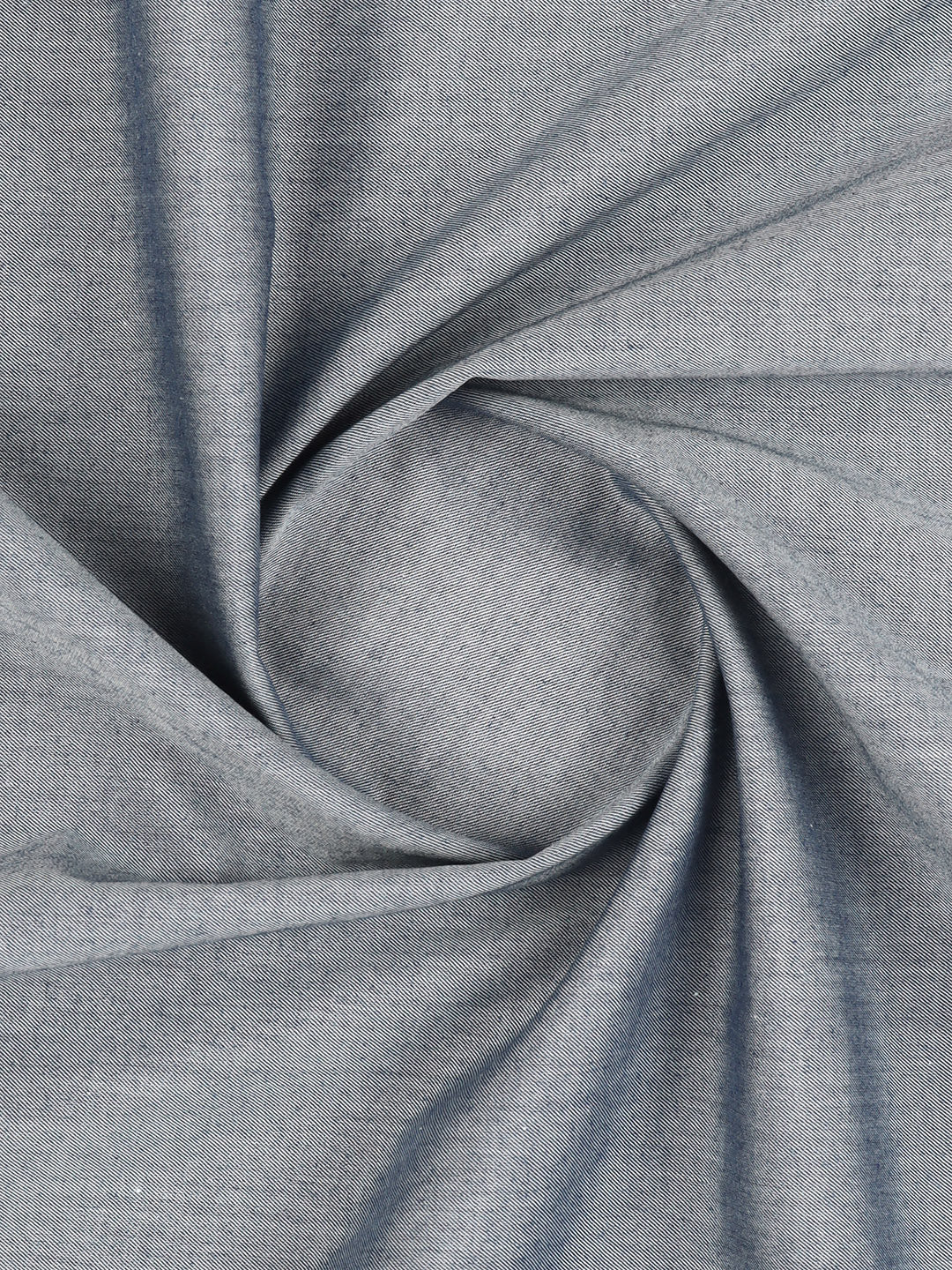 Men Supima Cotton Plain Shirt Fabric Dark Grey Hummer Bit