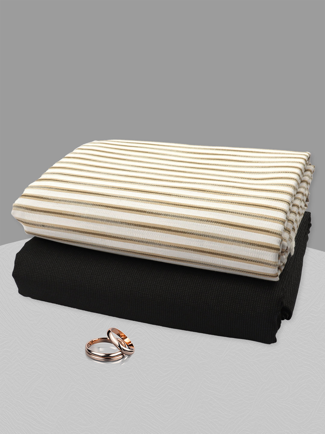 Mens Cotton Striped Shirting & Suiting Gift Box RD141