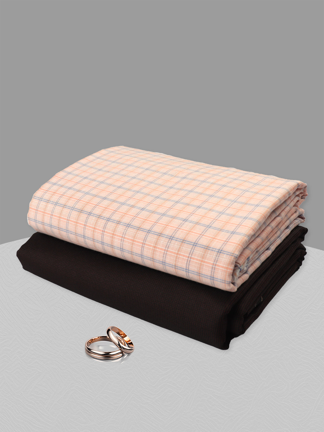 Men Cotton Checked Shirting & Suiting Gift Box RD145
