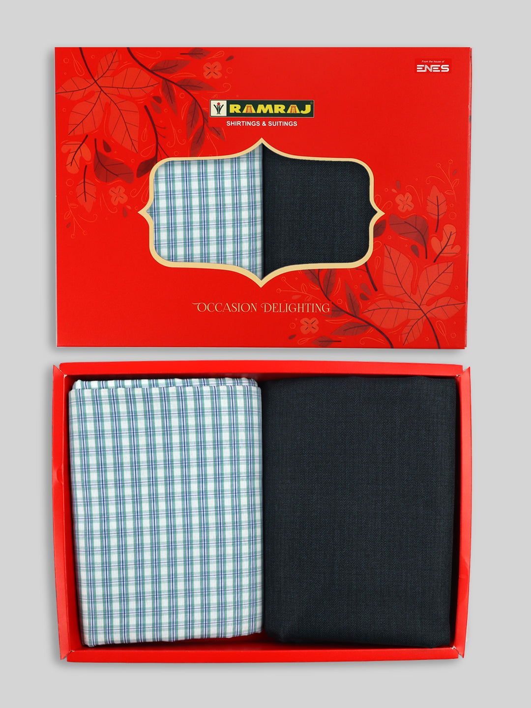 Cotton Checked Shirting & Suiting Gift Box RD186