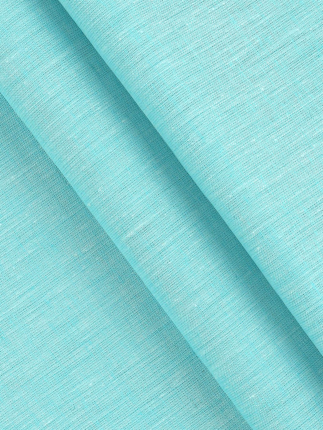 Men Premium Linen Tencel Sky Blue Plain Shirt Fabric
