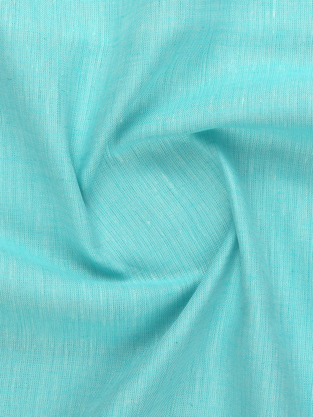 Men Premium Linen Tencel Sky Blue Plain Shirt Fabric
