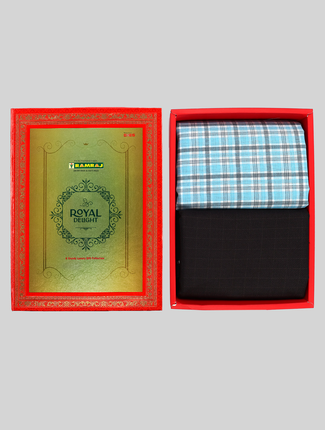 Cotton Checked Shirting & Suiting Gift Box Combo RY27-Ad vert