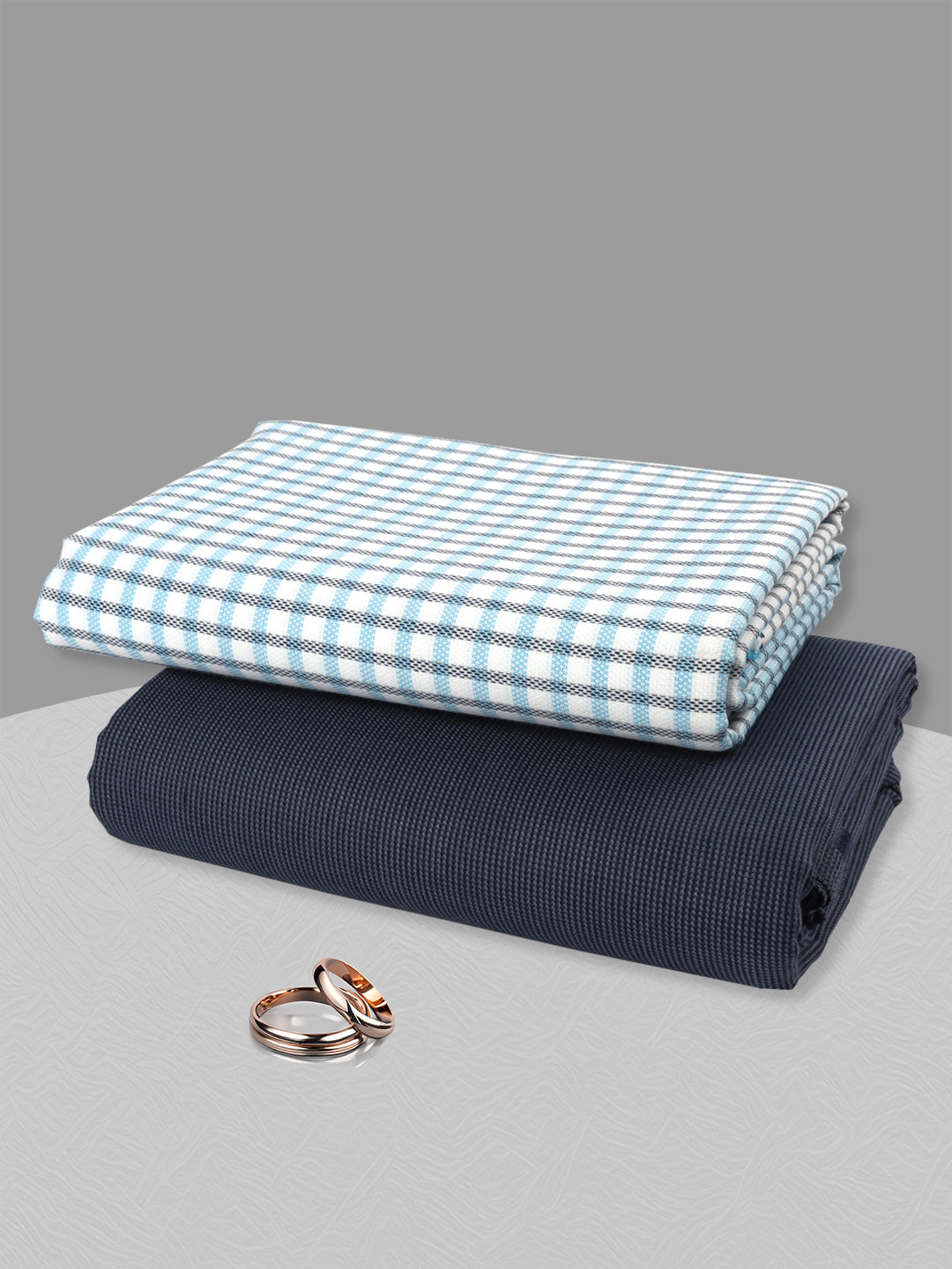 Cotton Checked Shirting & Suiting Gift Box RY92