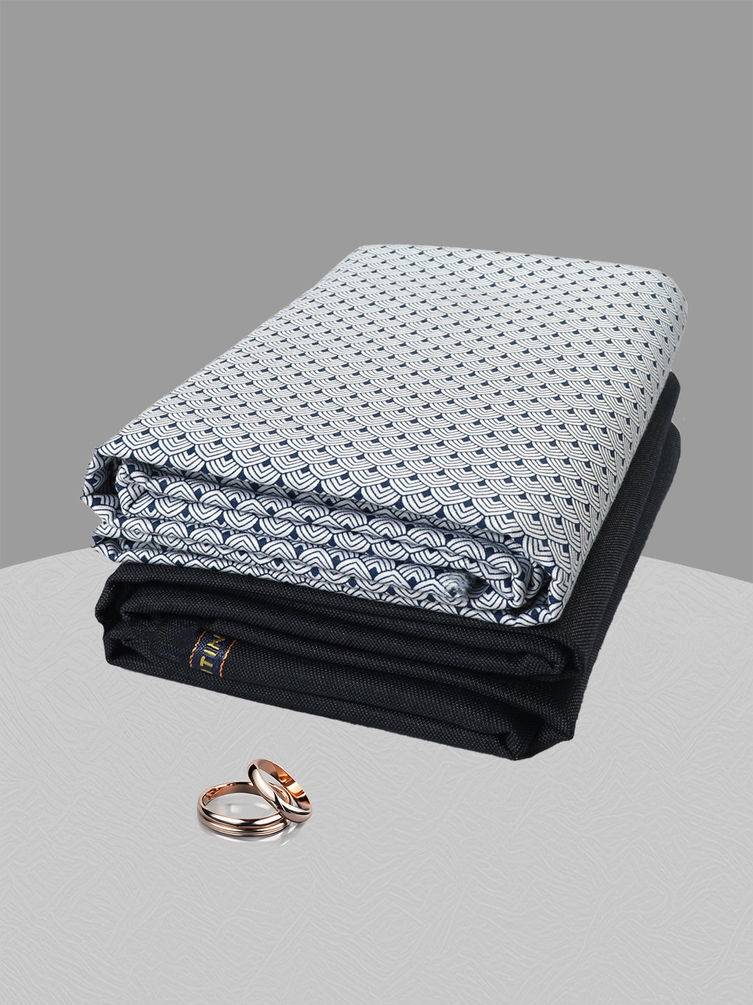 Men 100% Cotton Printed Shirting & Suiting Gift Box RY74