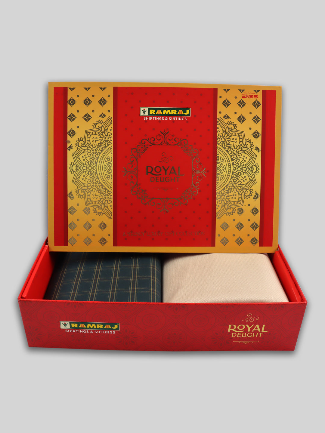 Cotton Checked Shirting & Suiting Gift Box RY90