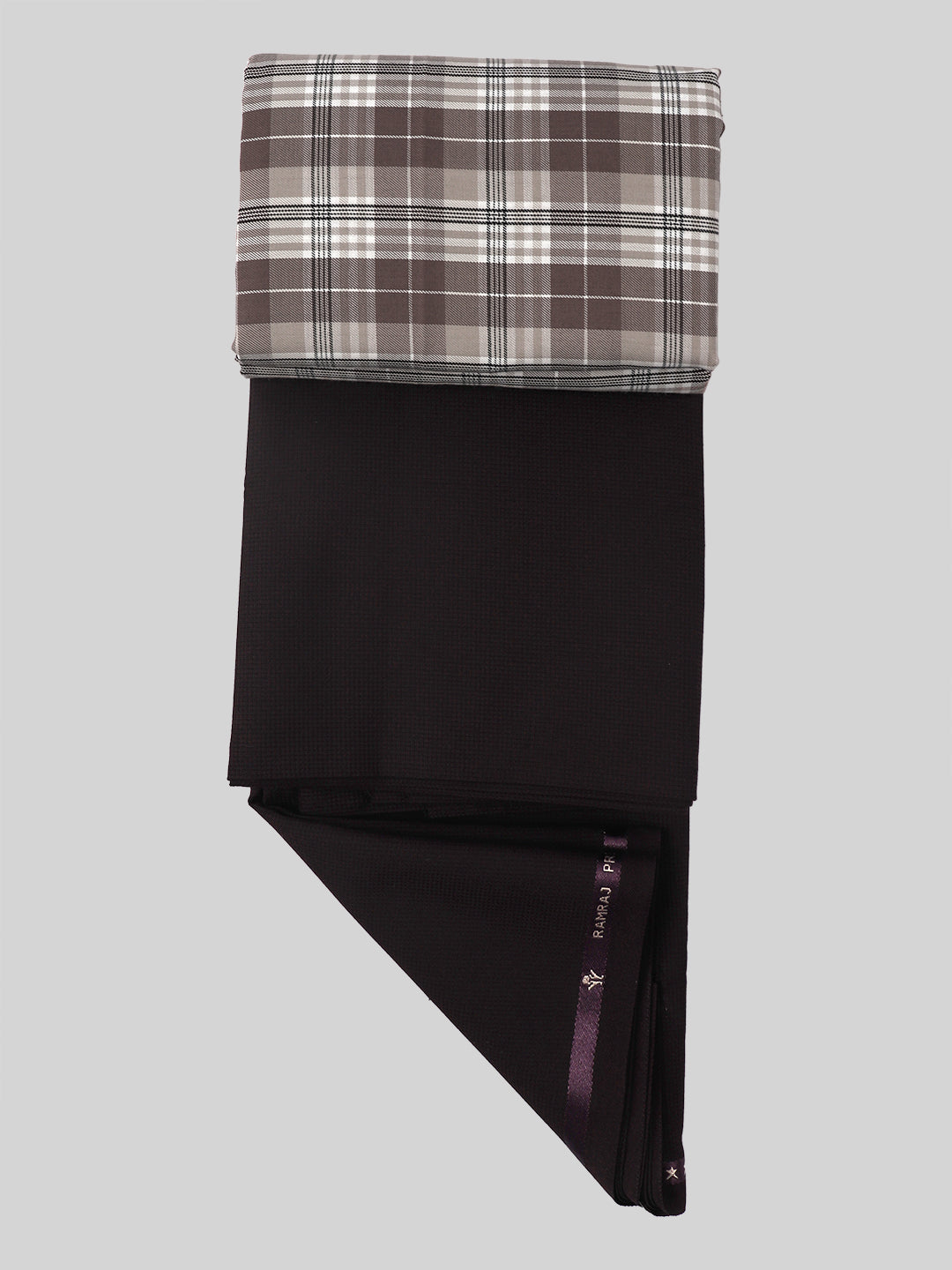 Men Cotton Checked Shirting & Suiting Gift Box Combo RY53