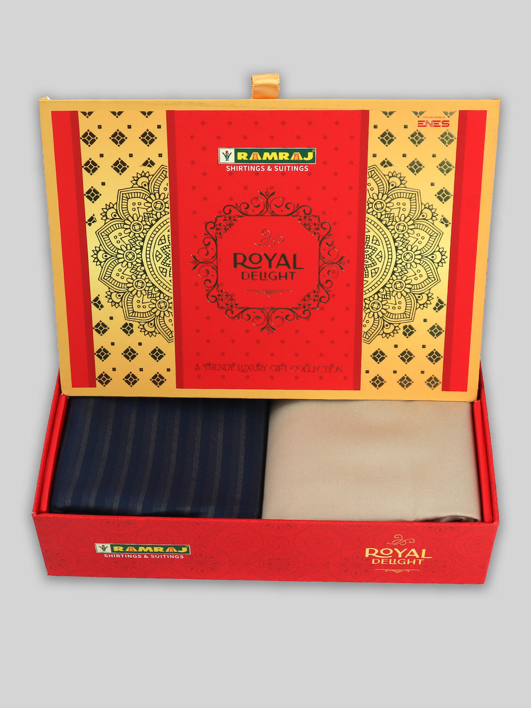 Cotton Striped Shirting & Suiting Gift Box RY105