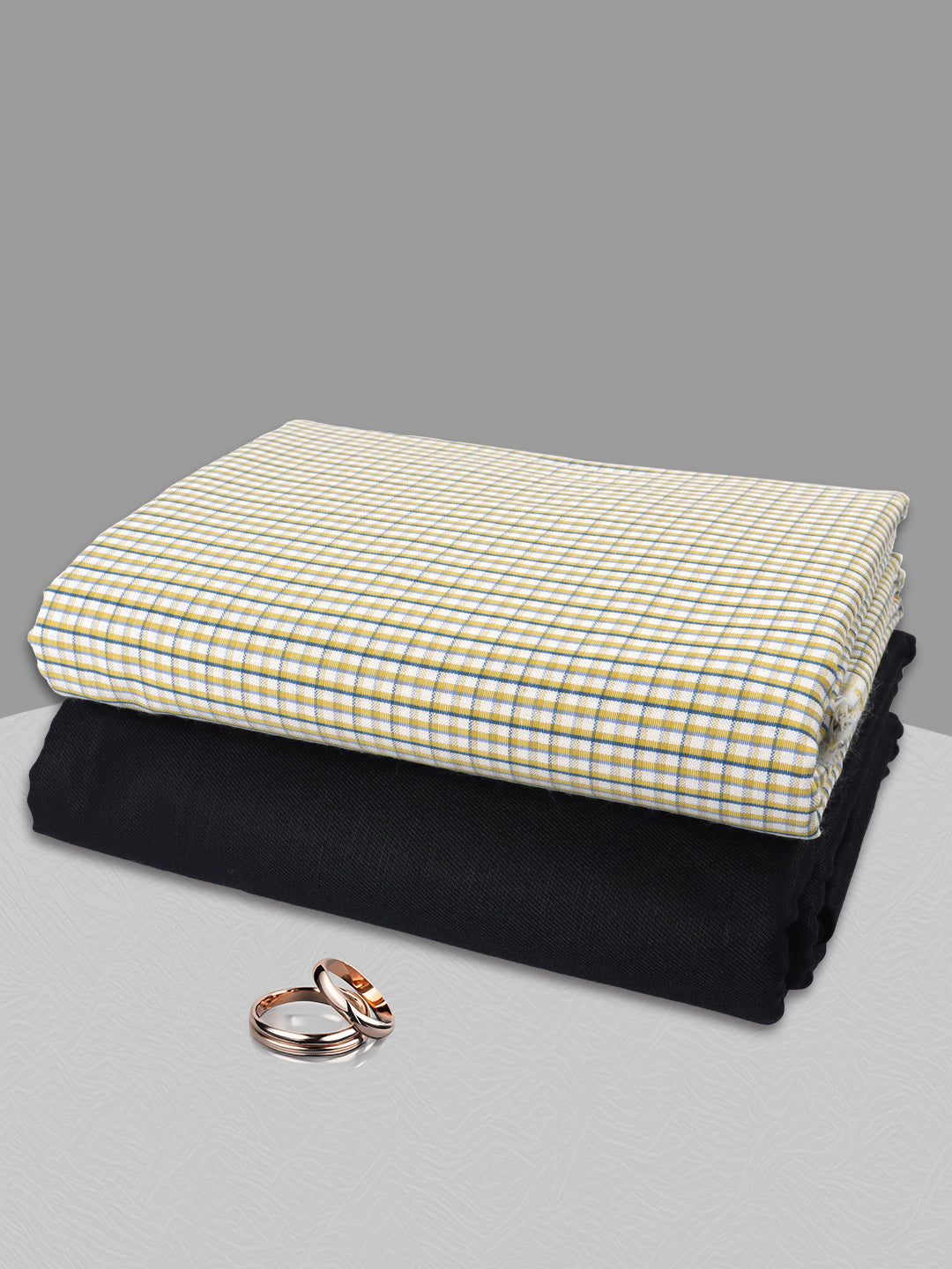 Cotton Checked Shirting & Suiting Gift Box RD176