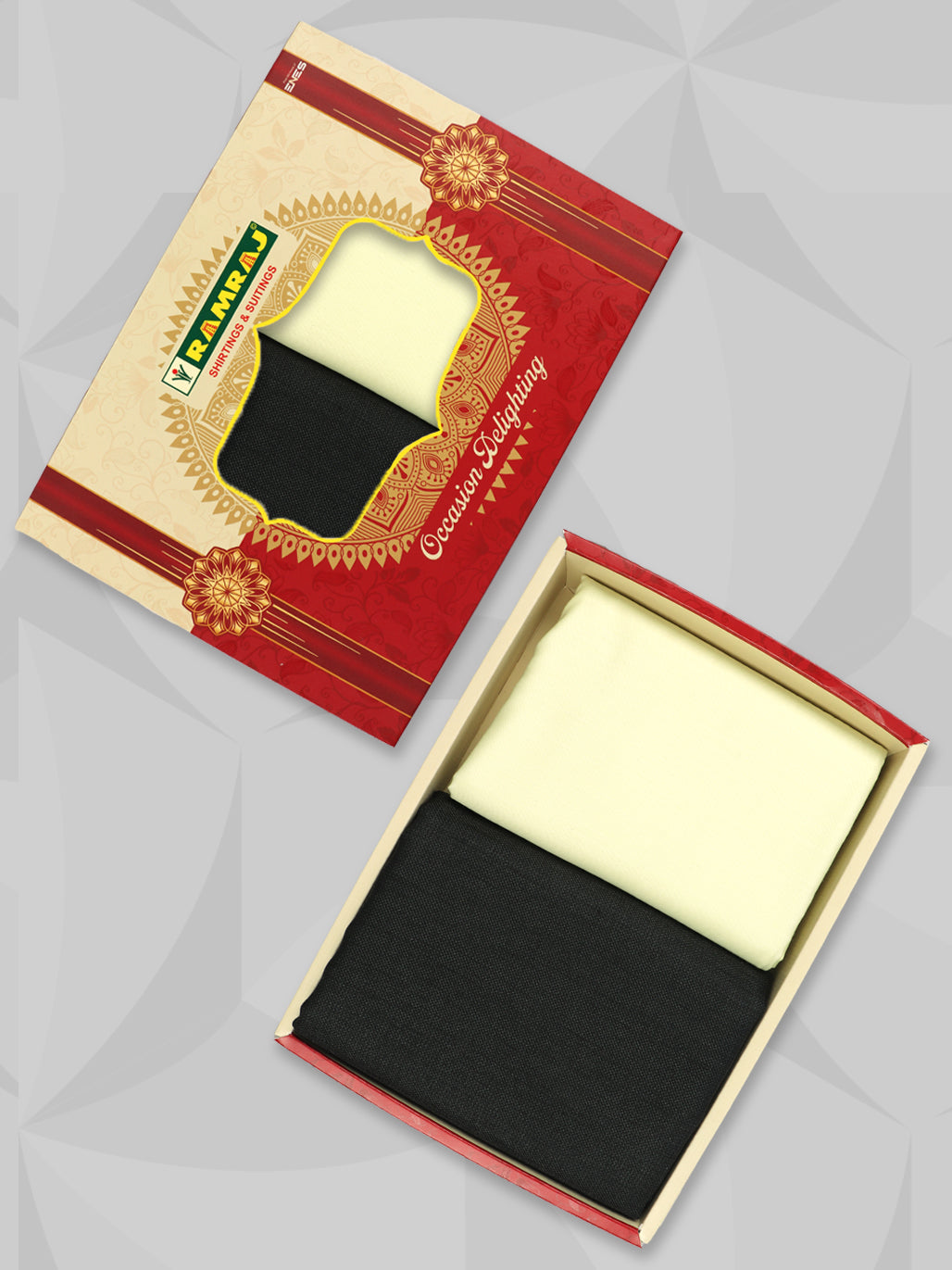 Cotton Plain Shirting & Suiting Gift Box RD162