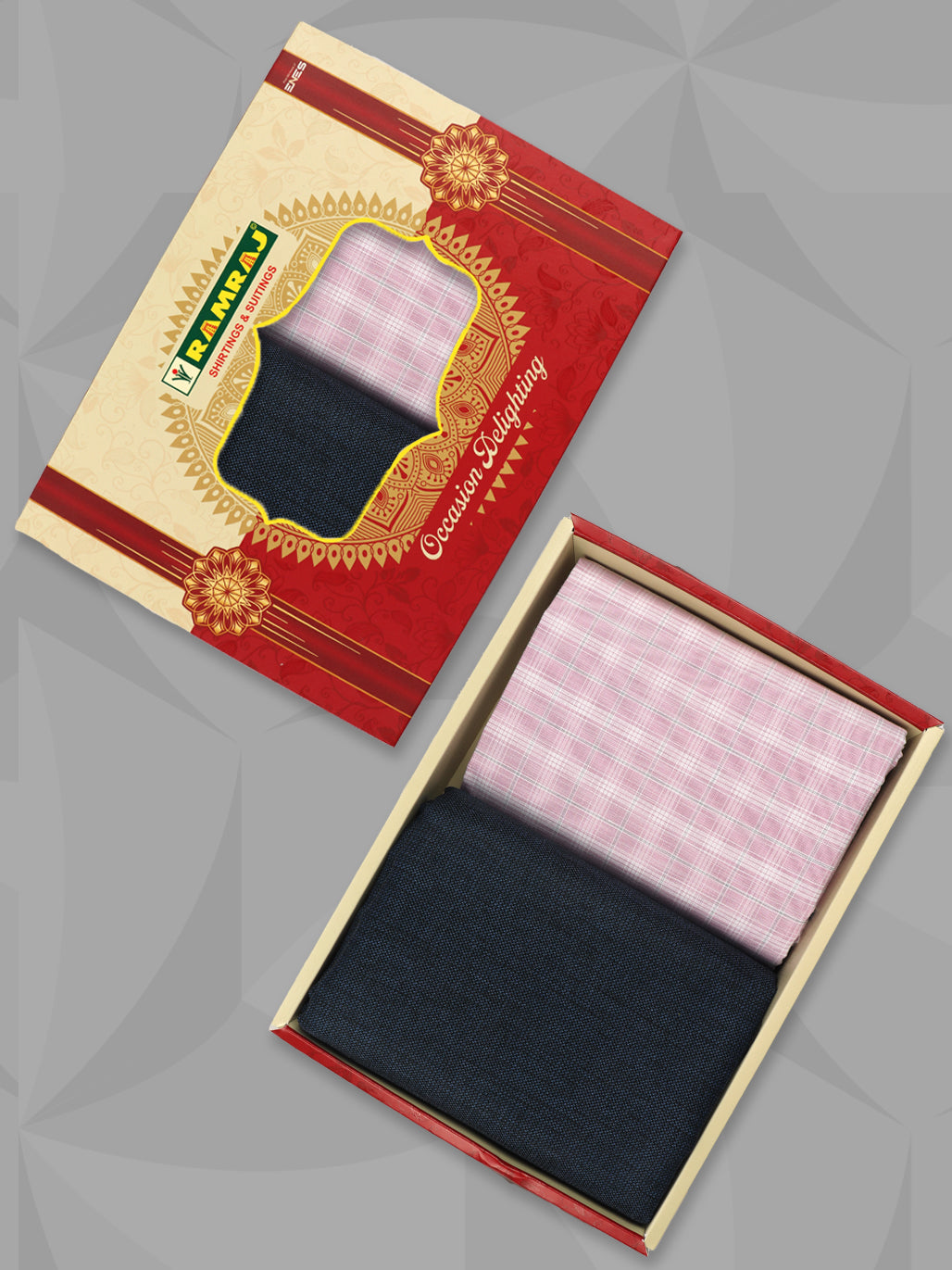 Cotton Checked Shirting & Suiting Gift Box RD160