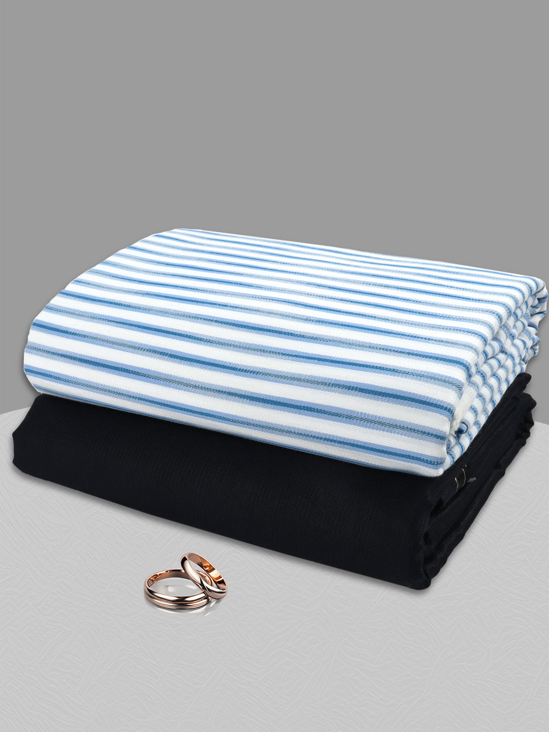 Cotton Striped Shirting & Suiting Gift Box RD168