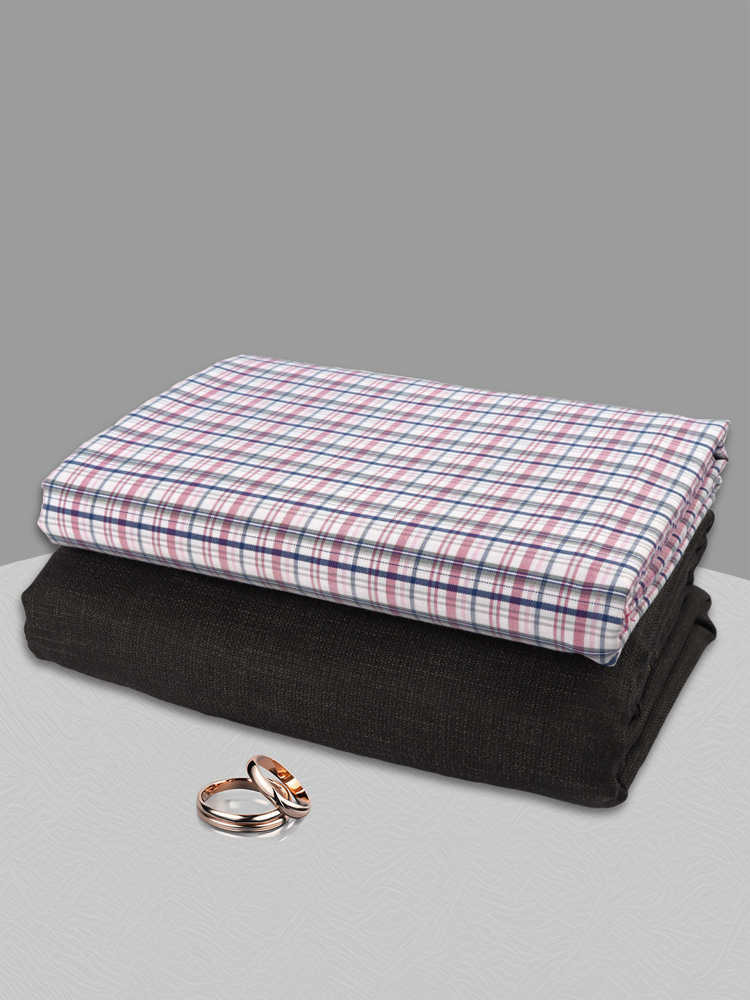 Cotton Checked Shirting & Suiting Gift Box RD178