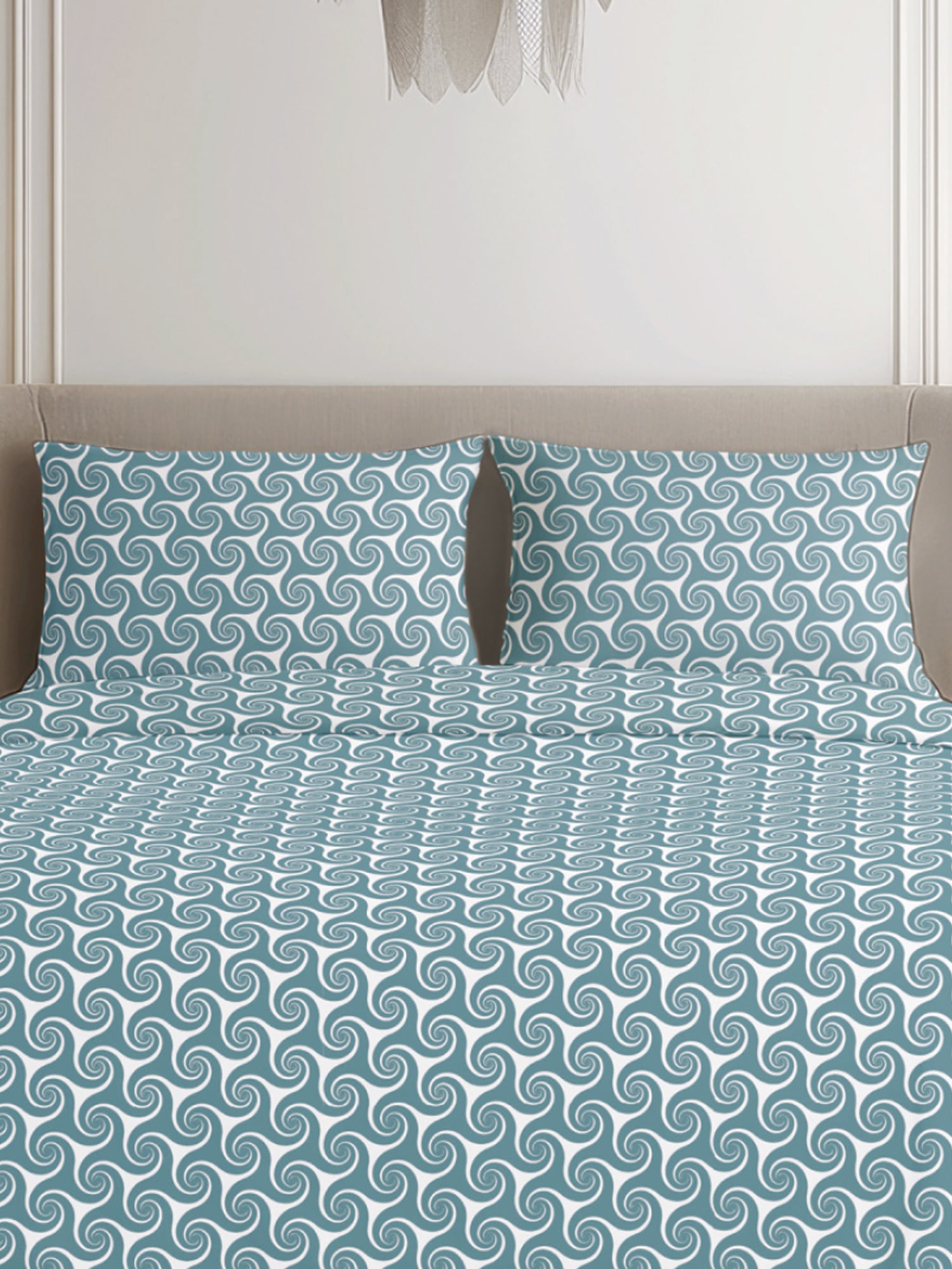 King Size Premium Cotton Bed Sheet & 2 Pillow Cover Set BSF01