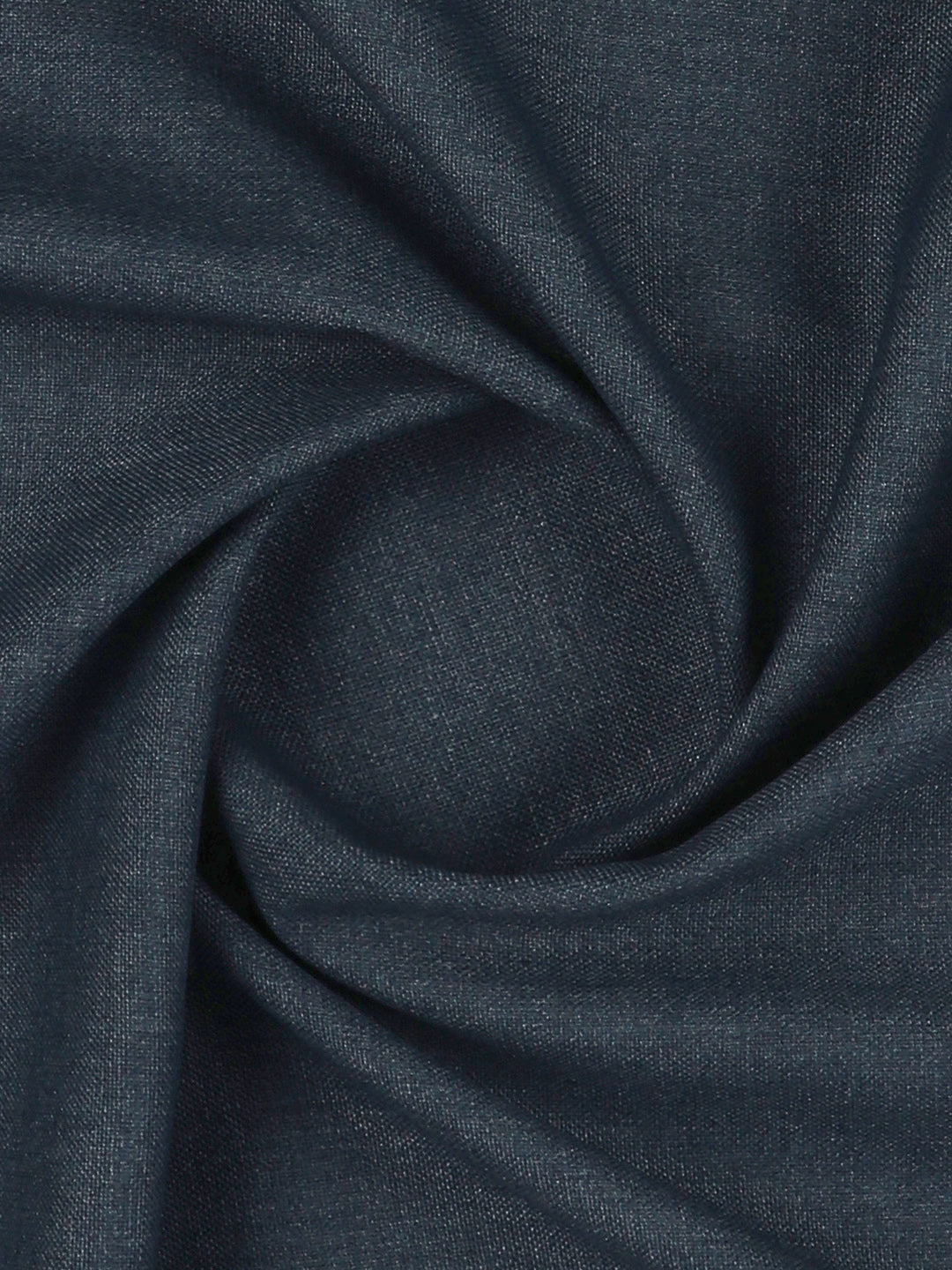 Poly Viscose Blue Plain Suiting Fabric Sapphire Cuf