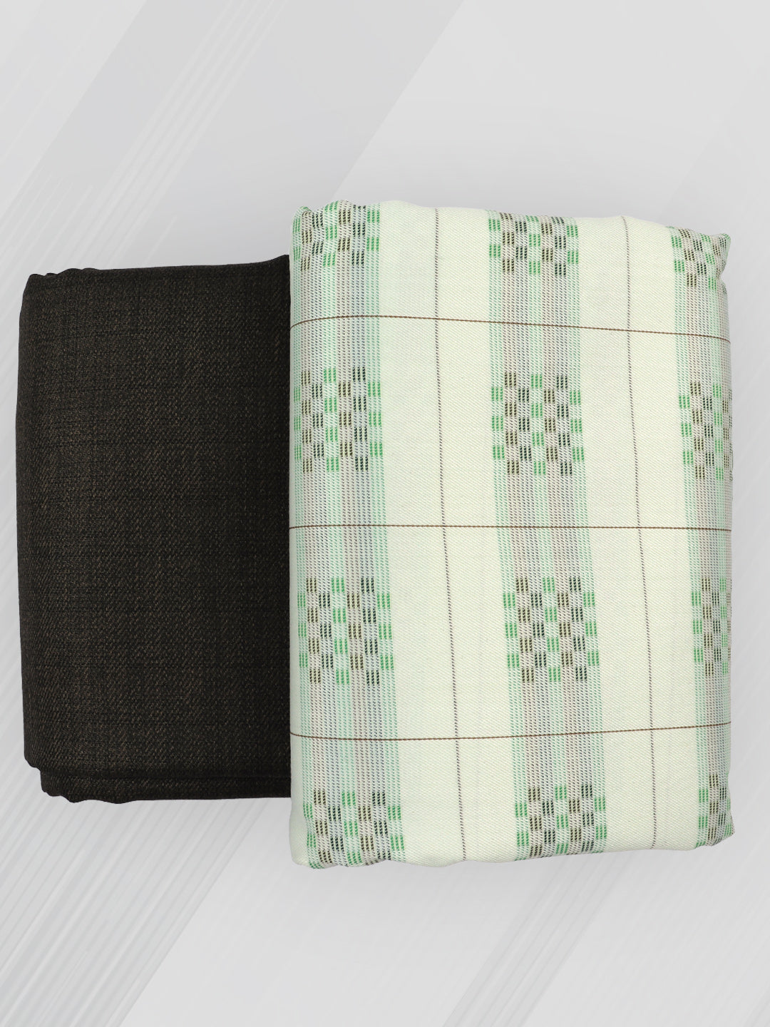 Men Cotton Checked Shirting & Suiting Gift Box SS187