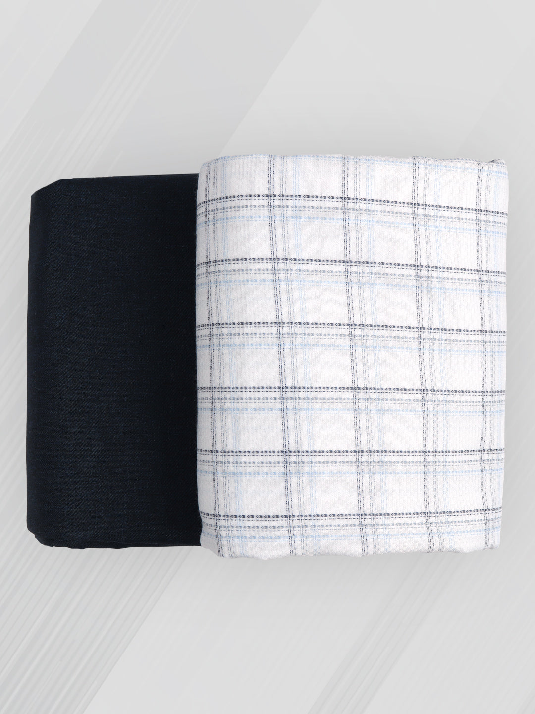 Men Cotton Checked Shirting & Suiting Gift Box SS195