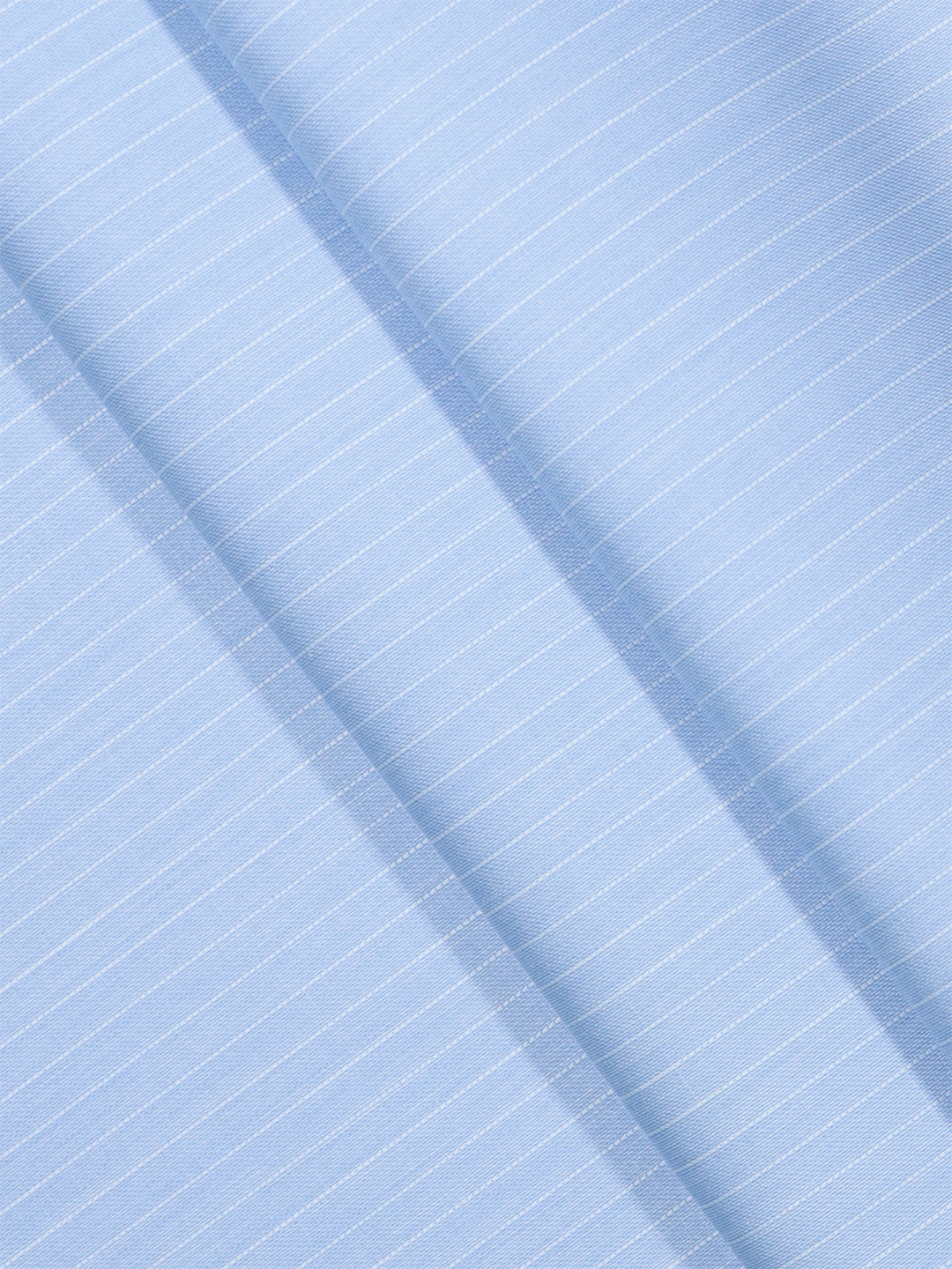 Men Giza Cotton Blend Striped Blue Shirt Fabric Jackpot