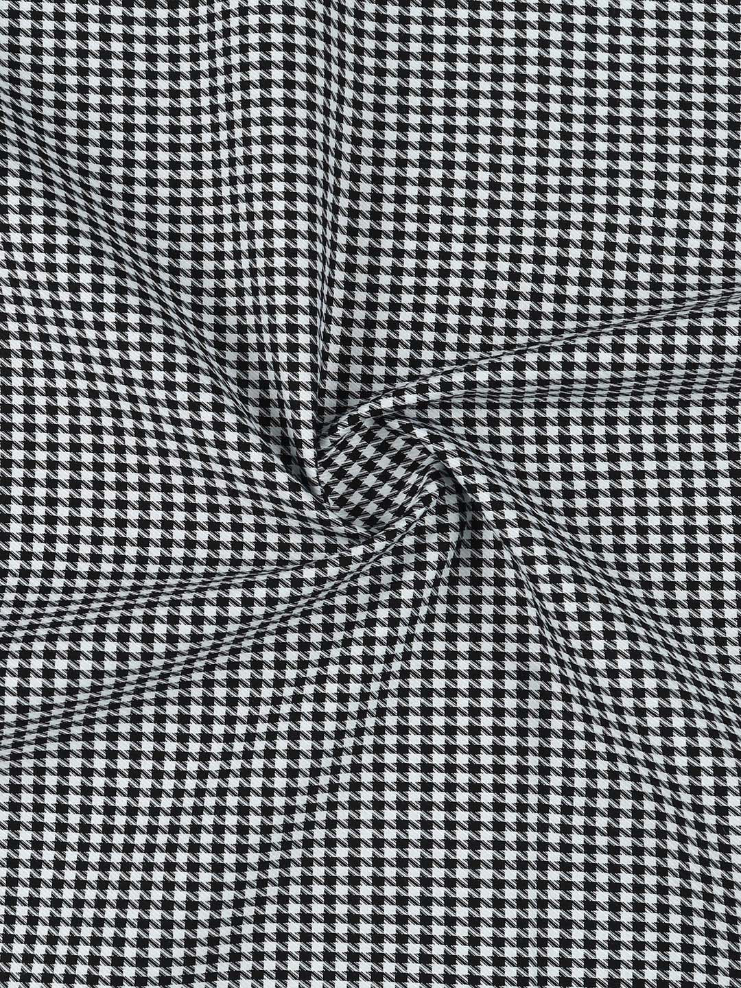 100% Giza Cotton Self Design Black Shirt Fabric Casino Grand