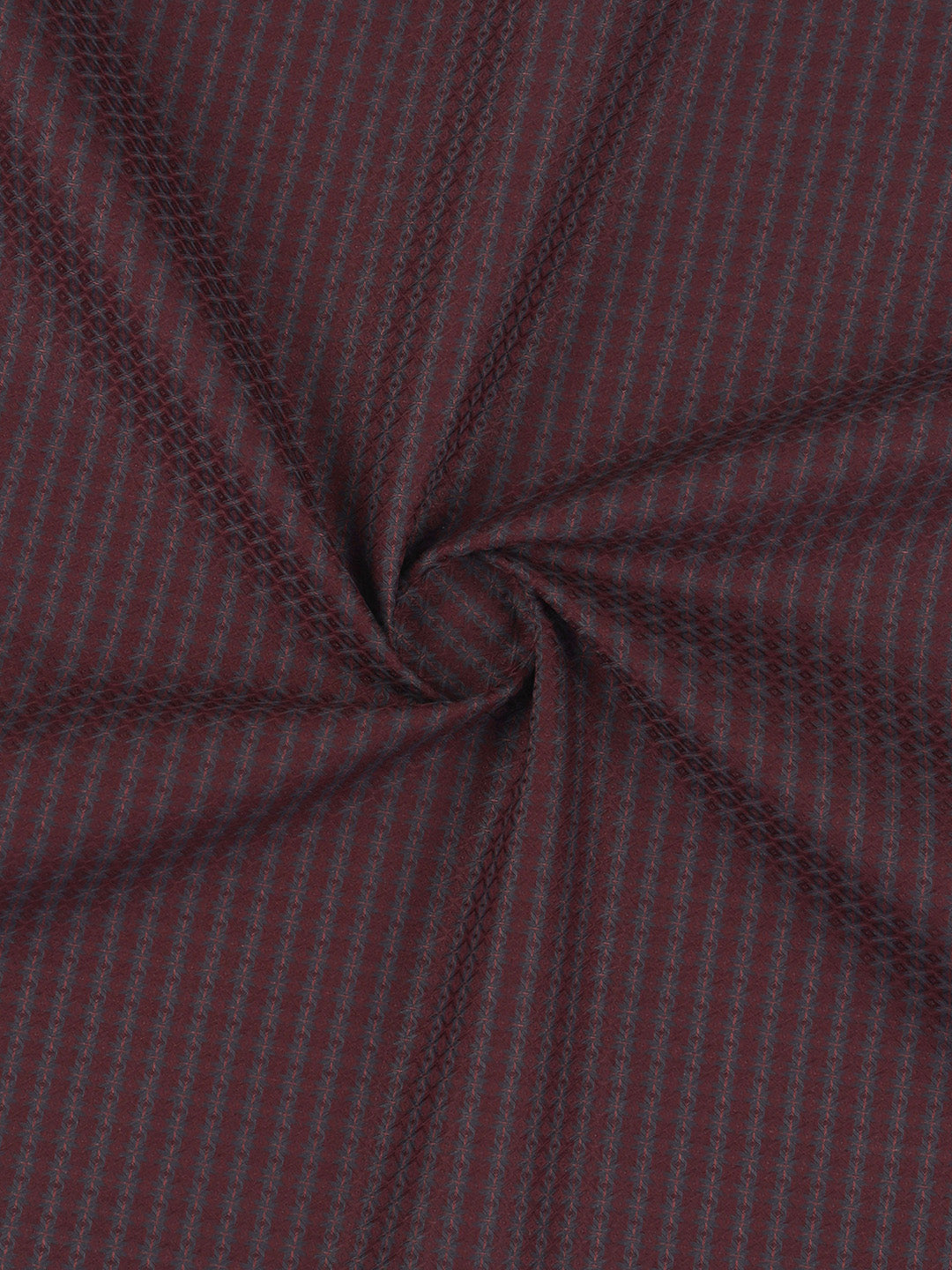 100% Giza Cotton Self Design Dark Purple Shirt Fabric Casino Grand