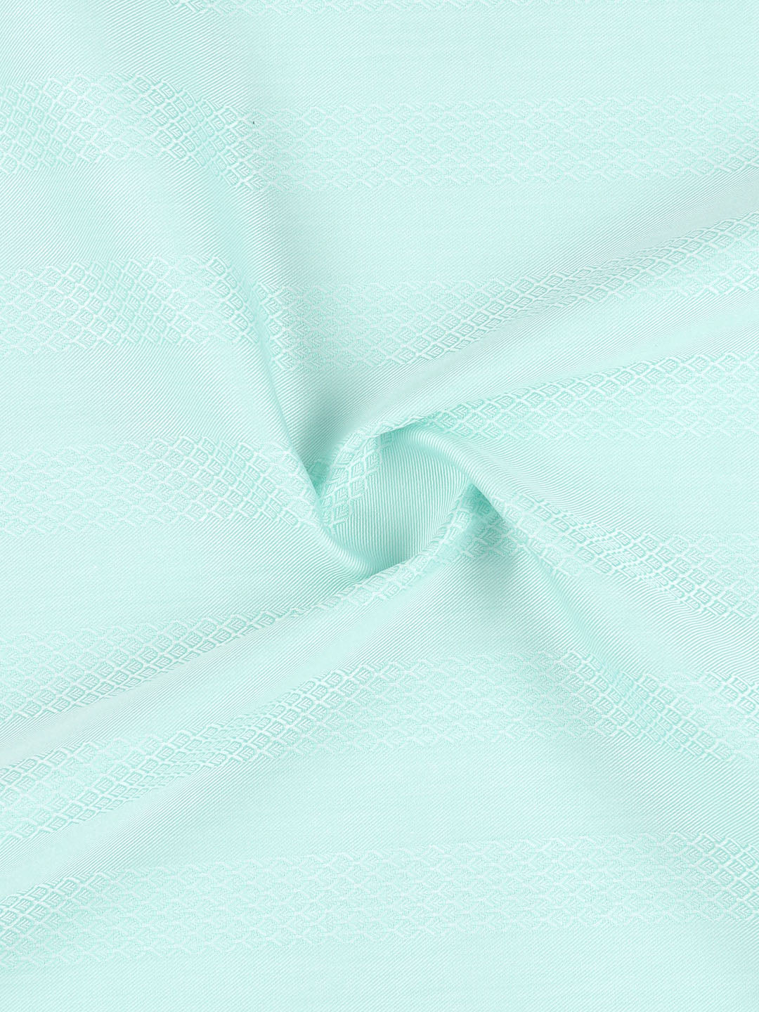 100% Giza Cotton Self Design Seafoam Green Shirt Fabric Casino Grand