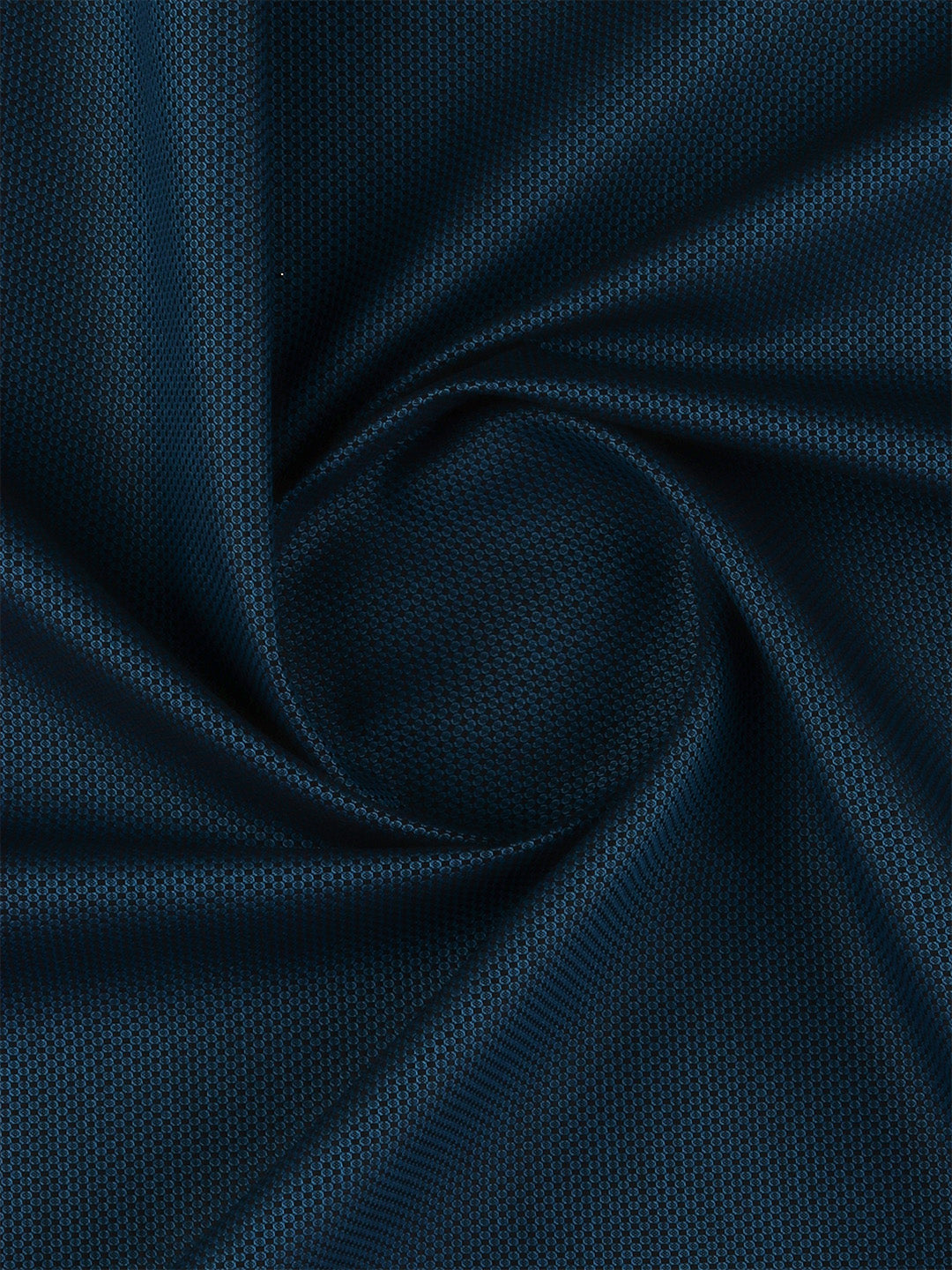 100% Cotton Dark Blue Peach Self Design Shirting Fabrics Grand Iconic