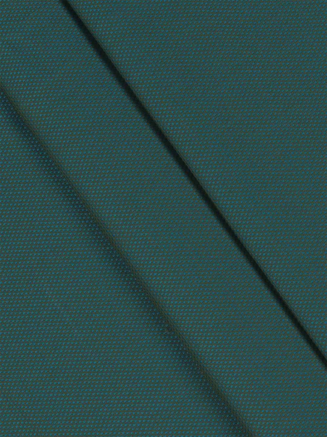 100% Cotton Teal Blue Peach Self Design Shirting Fabrics Grand Iconic