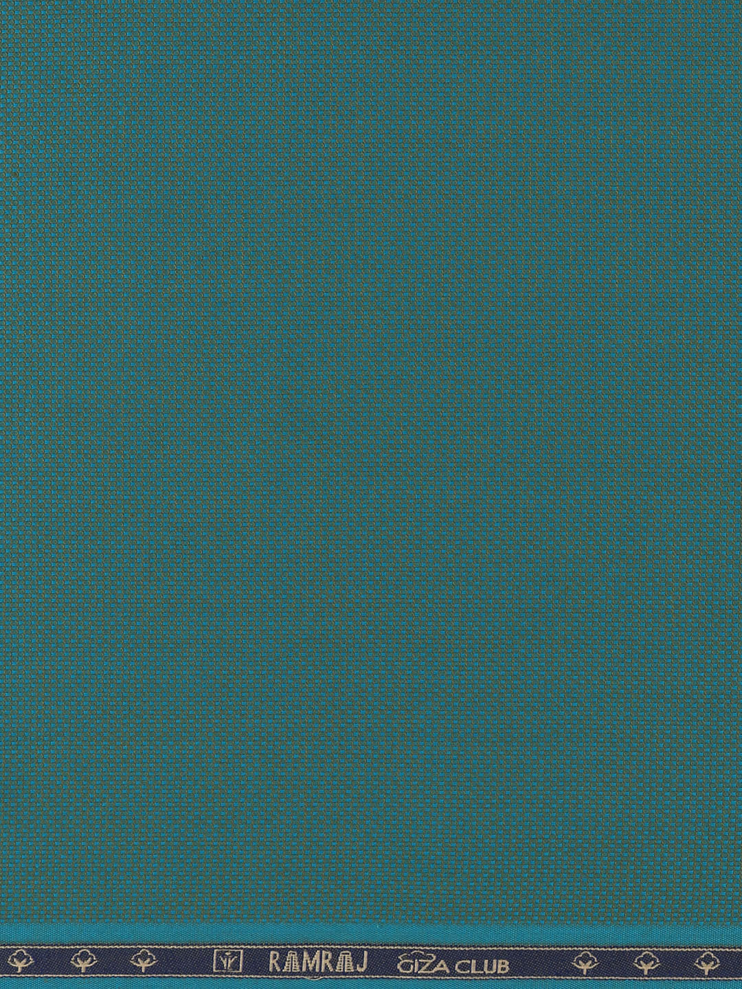 Men 100% Cotton Self Design Shirt Fabric Green Grand Iconic