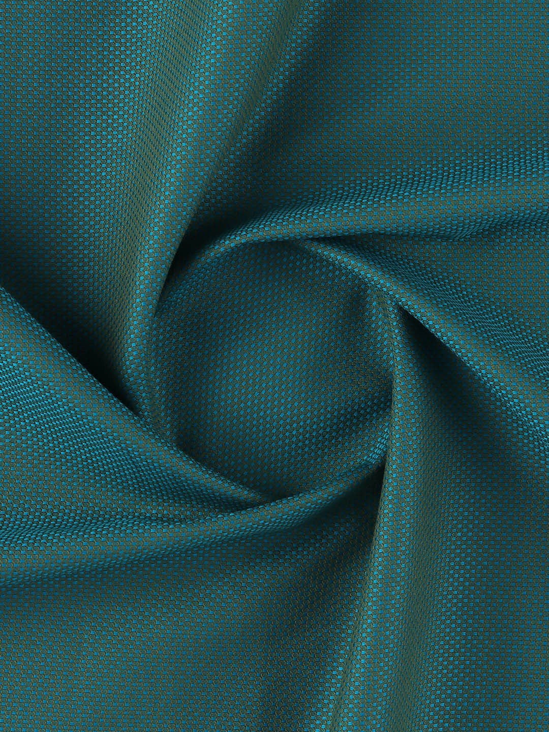 Men 100% Cotton Self Design Shirt Fabric Green Grand Iconic