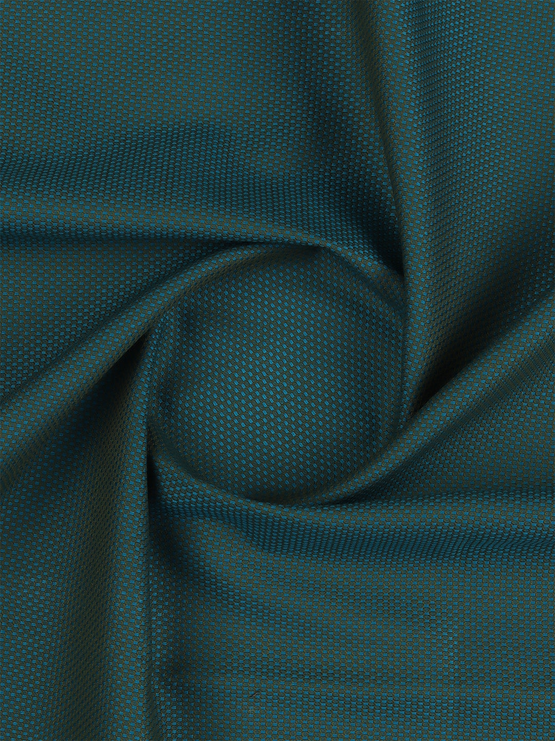 100% Cotton Teal Blue Peach Self Design Shirting Fabrics Grand Iconic