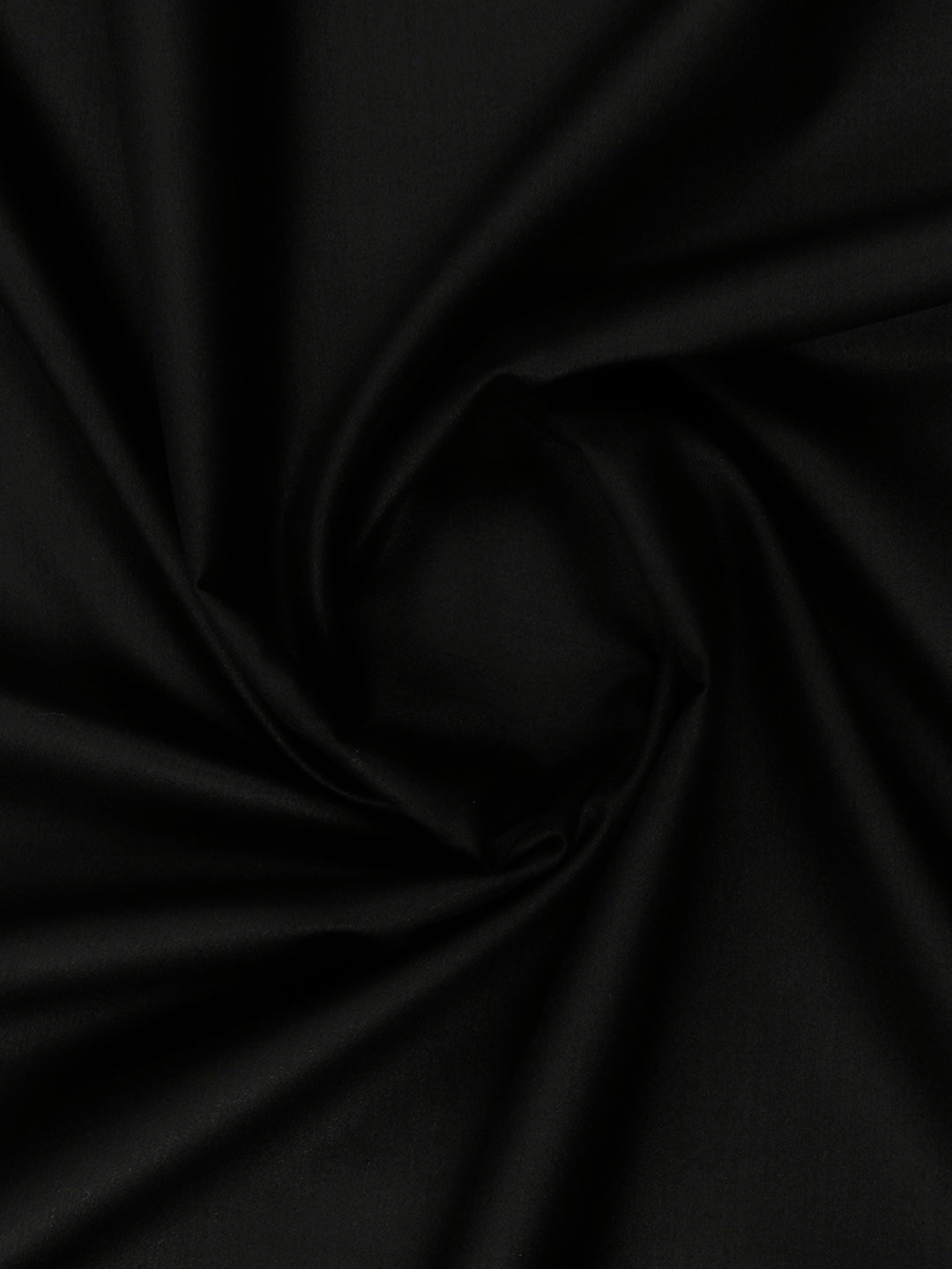 Cotton Black Colour Plain Shirt Fabric Biometric