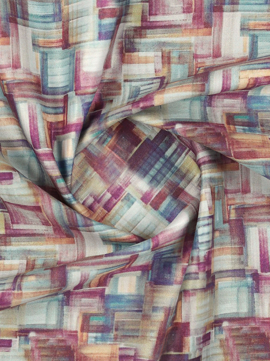 Men Cotton Rich Pink Printed Shirt Fabric Oslo Print