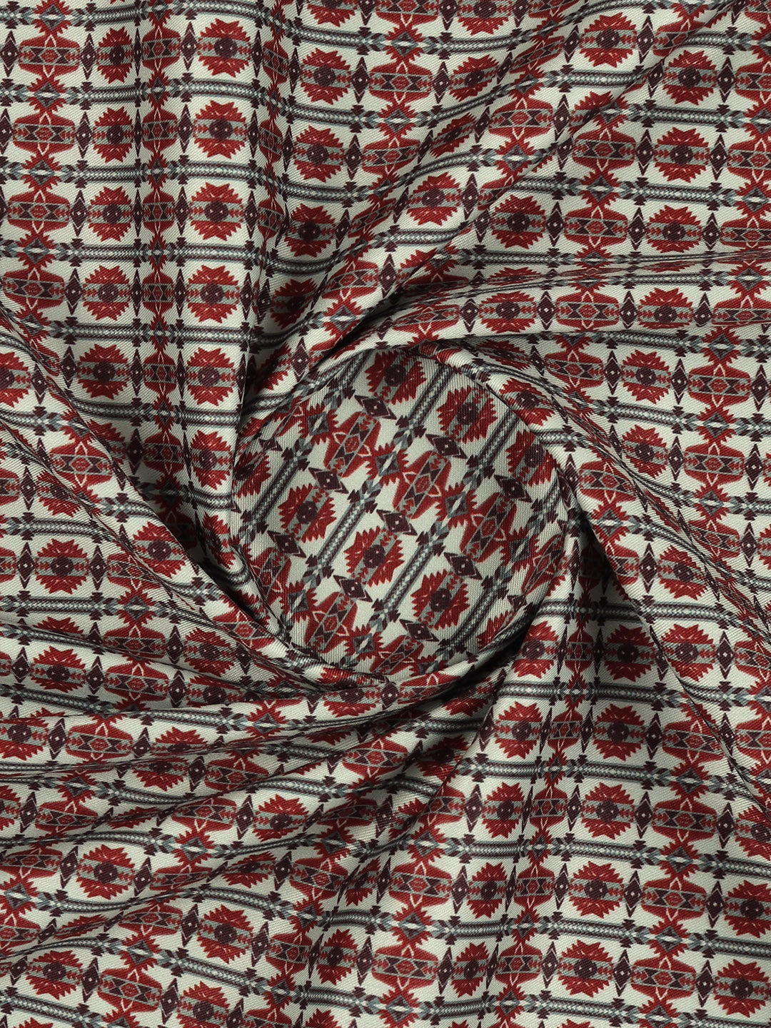 Men Cotton Rich Pista Green Printed Shirt Fabric Oslo Print