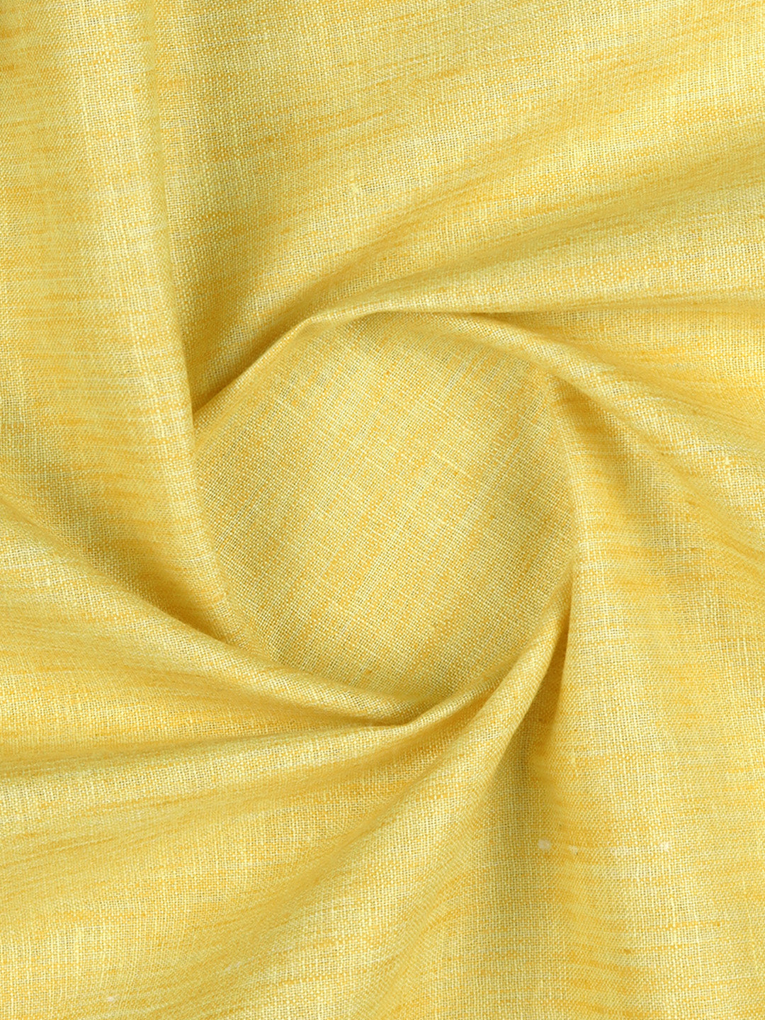 Men Cotton Rich Yellow Plain Shirt Fabric Infinity