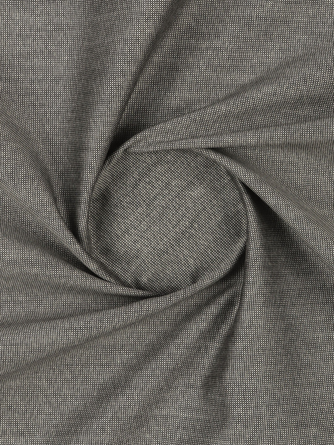 Men Cotton Rich Grey Plain Shirt Fabric Hi-Tech