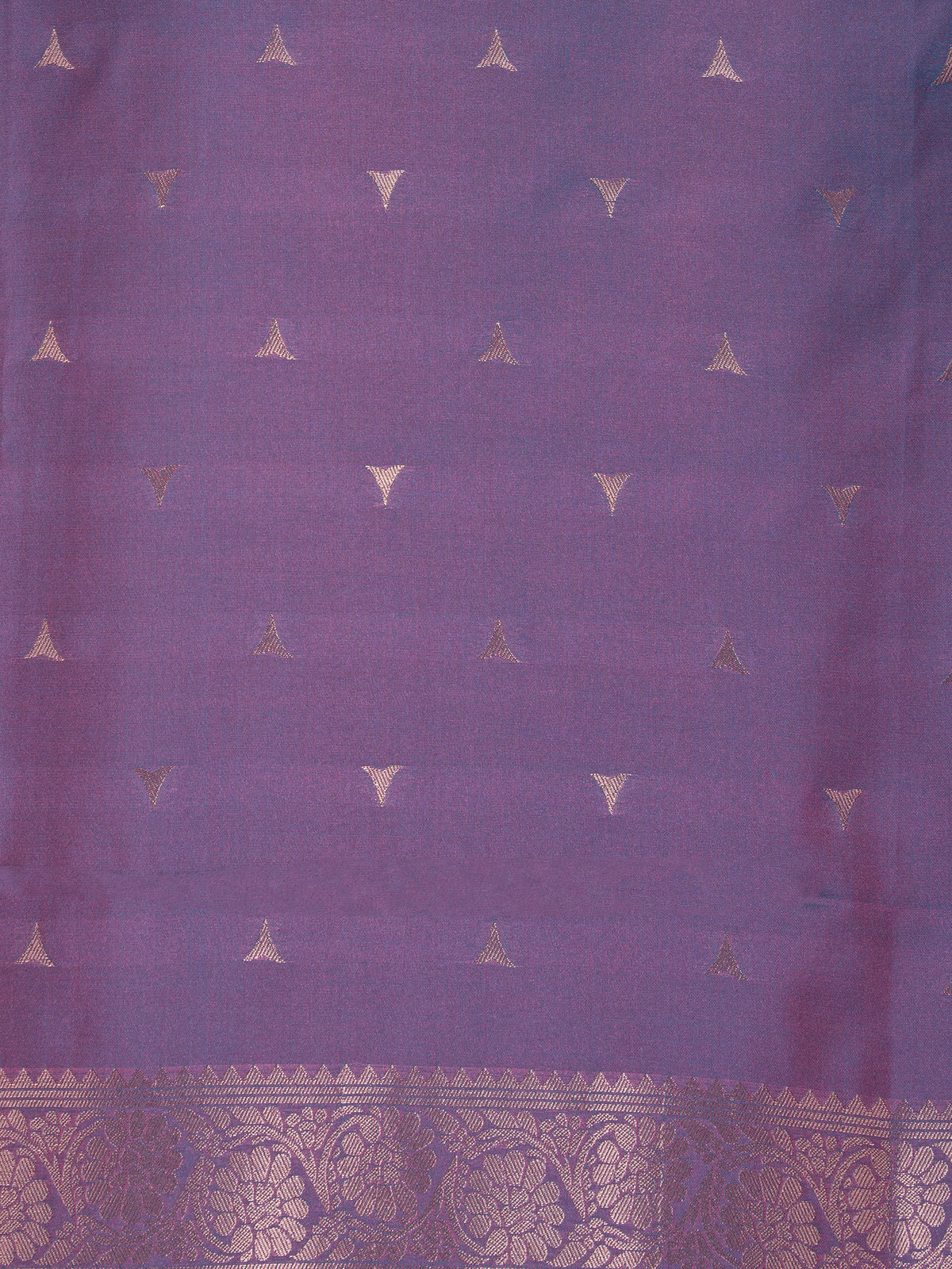Women Soft Silk Red with Purple Saree SS458