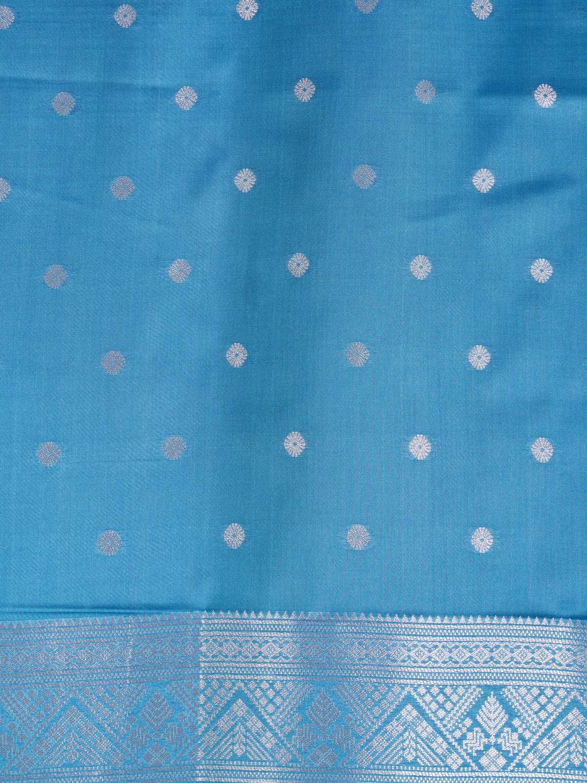 Women Soft Silk Blue Saree SS465