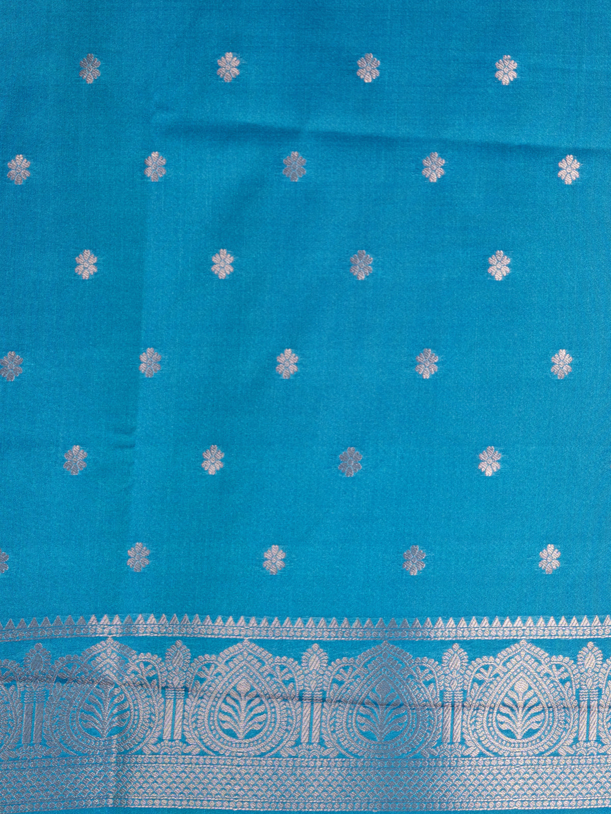 Women Soft Silk Sky Blue Saree SS502