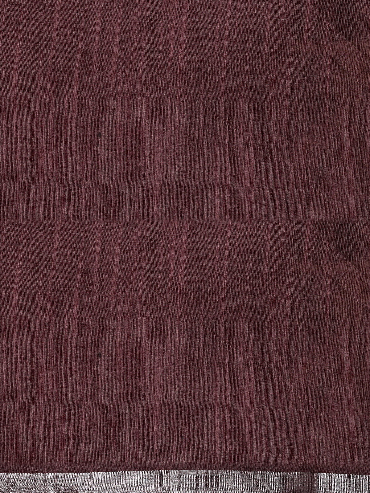 Women Semi Tussar Brown Saree ST377