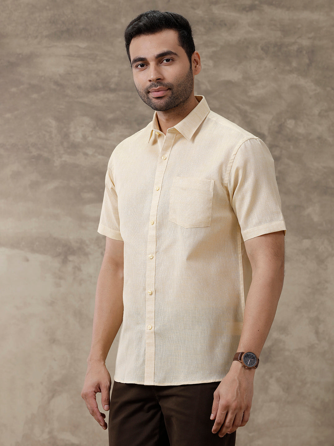 Men Cotton Blend Shirt Sandal T3 CV8