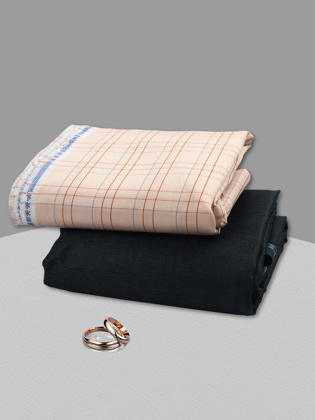 Cotton Blend Checked Shirting & Suiting Gift Box SS235
