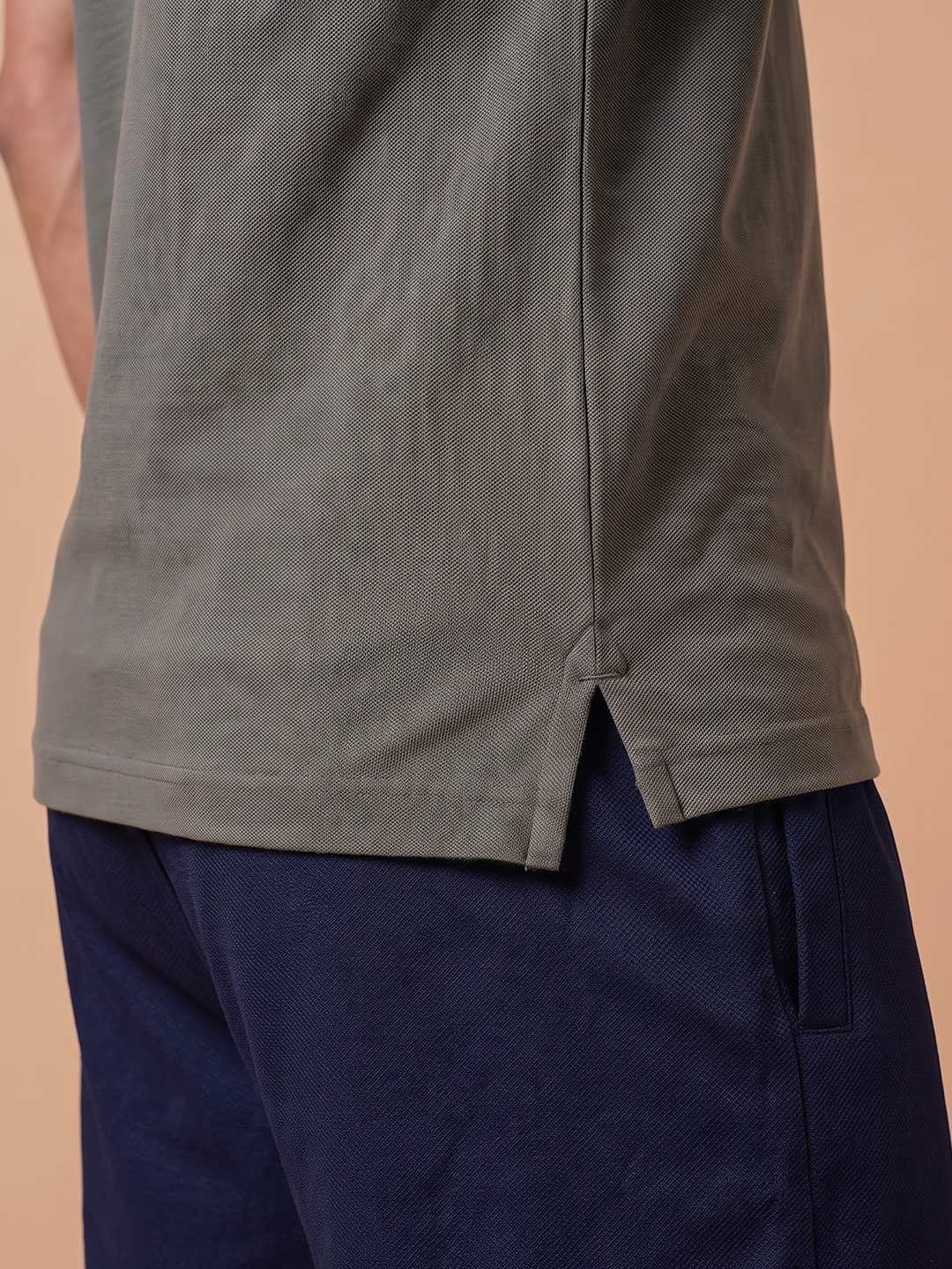 Cotton Rich Pique Polo T-Shirt Pale Olive