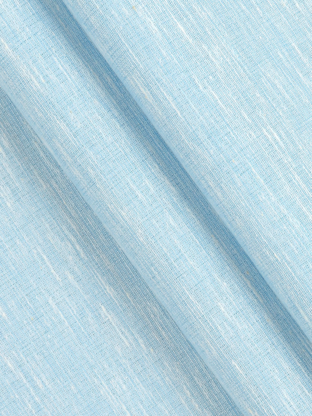 Men Cotton Blend Plain Shirt Fabric Blue Variety