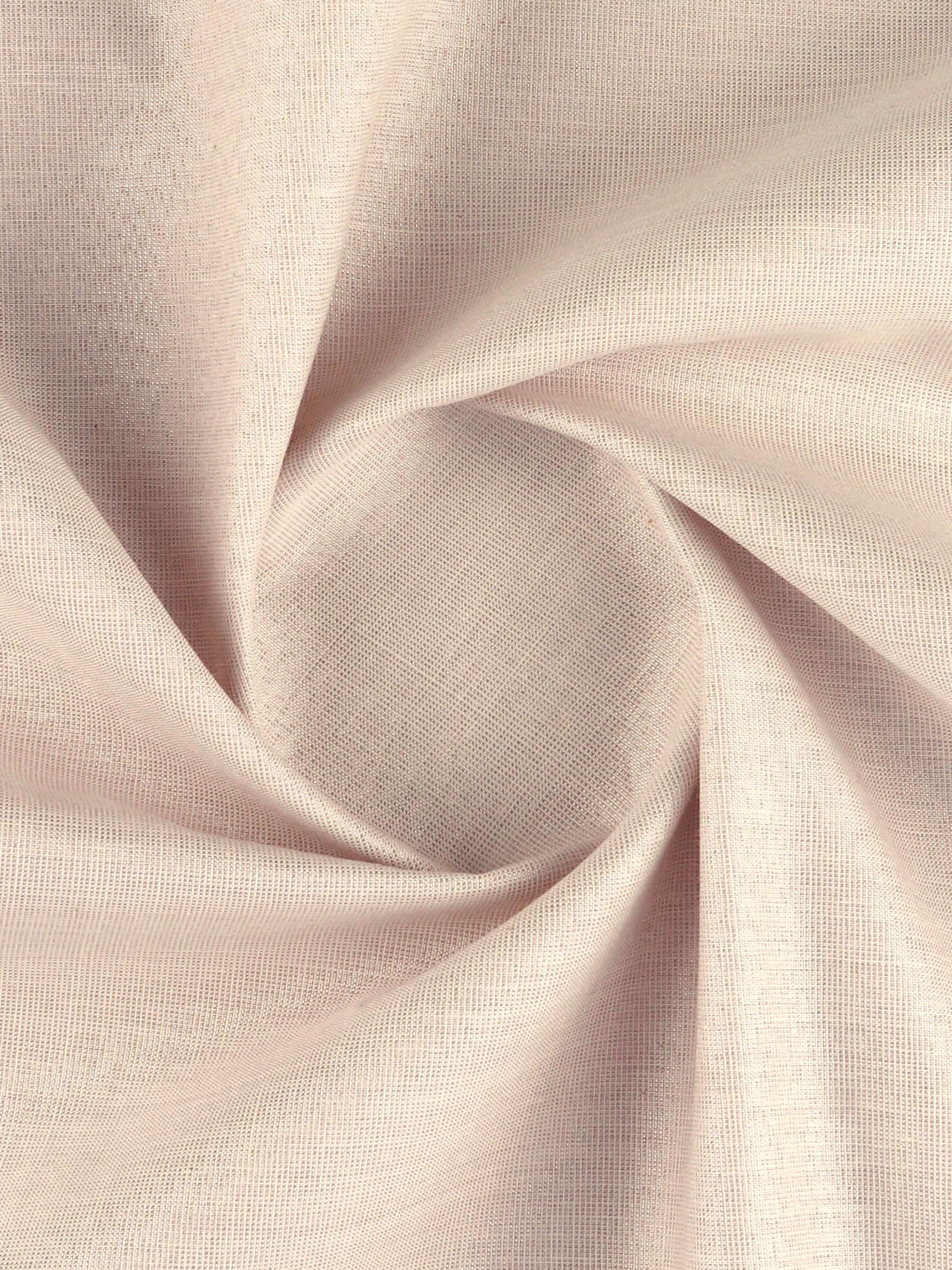Tissue Rose Gold Plain Shirt Fabric Sankalpam