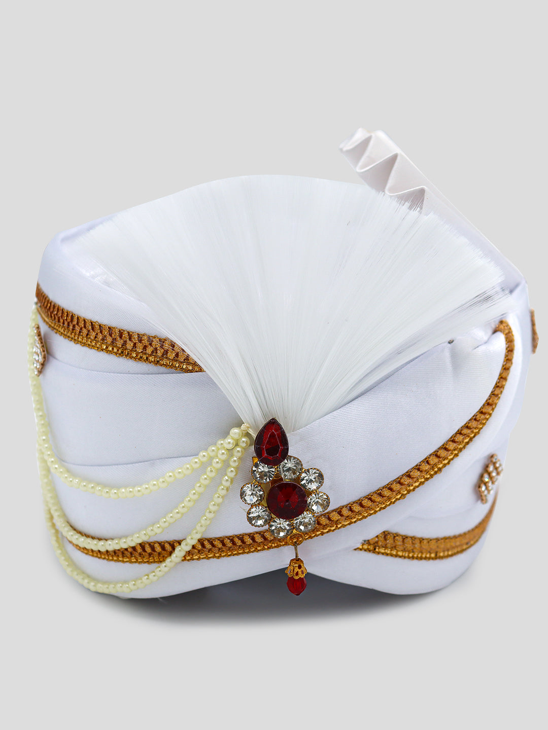 Traditional Silky Style Wedding Turban - 84