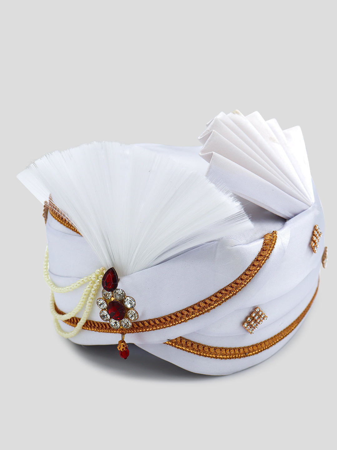 Traditional Silky Style Wedding Turban - 84