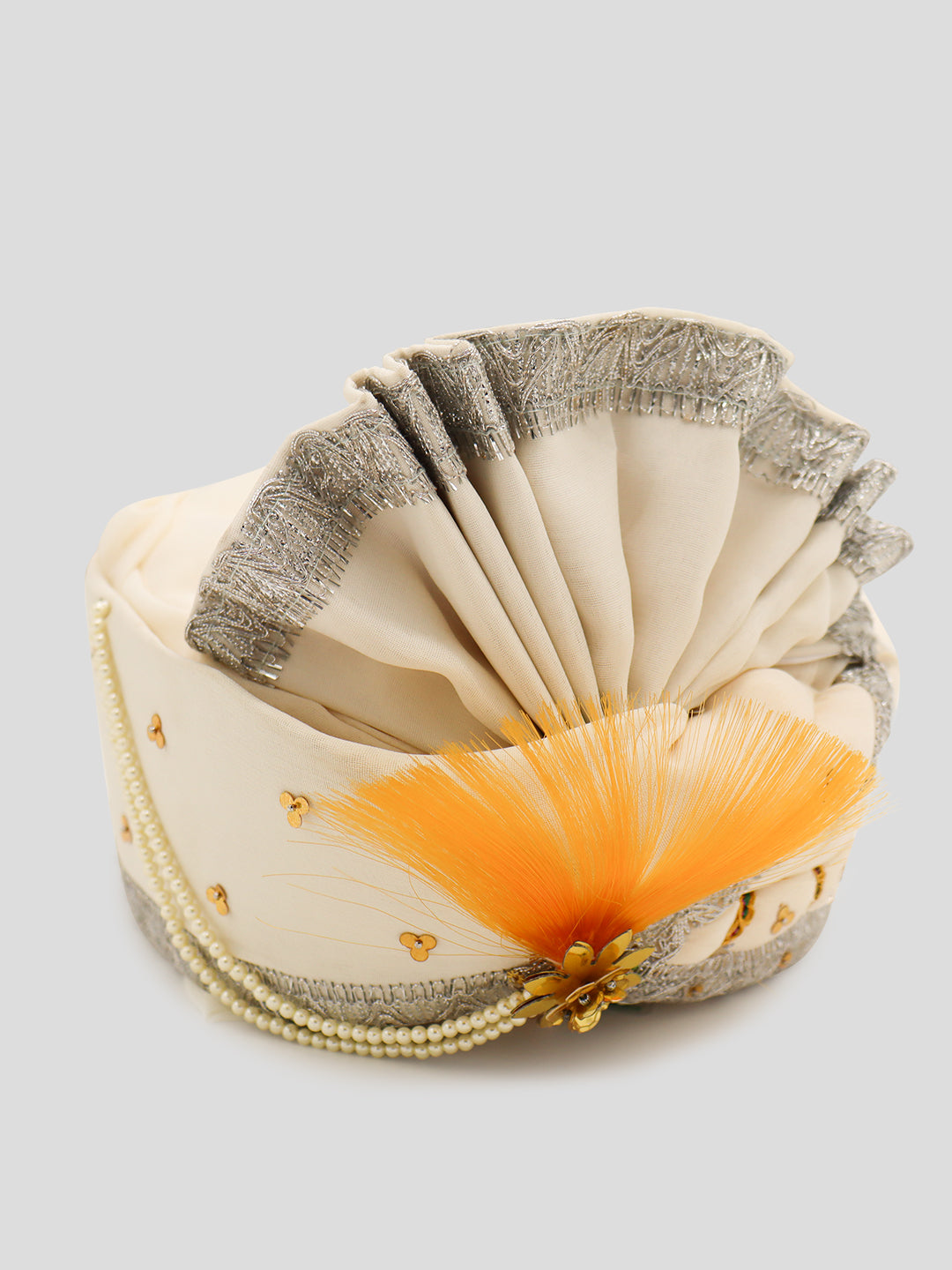 Traditional Silky Style Wedding Turban - 75