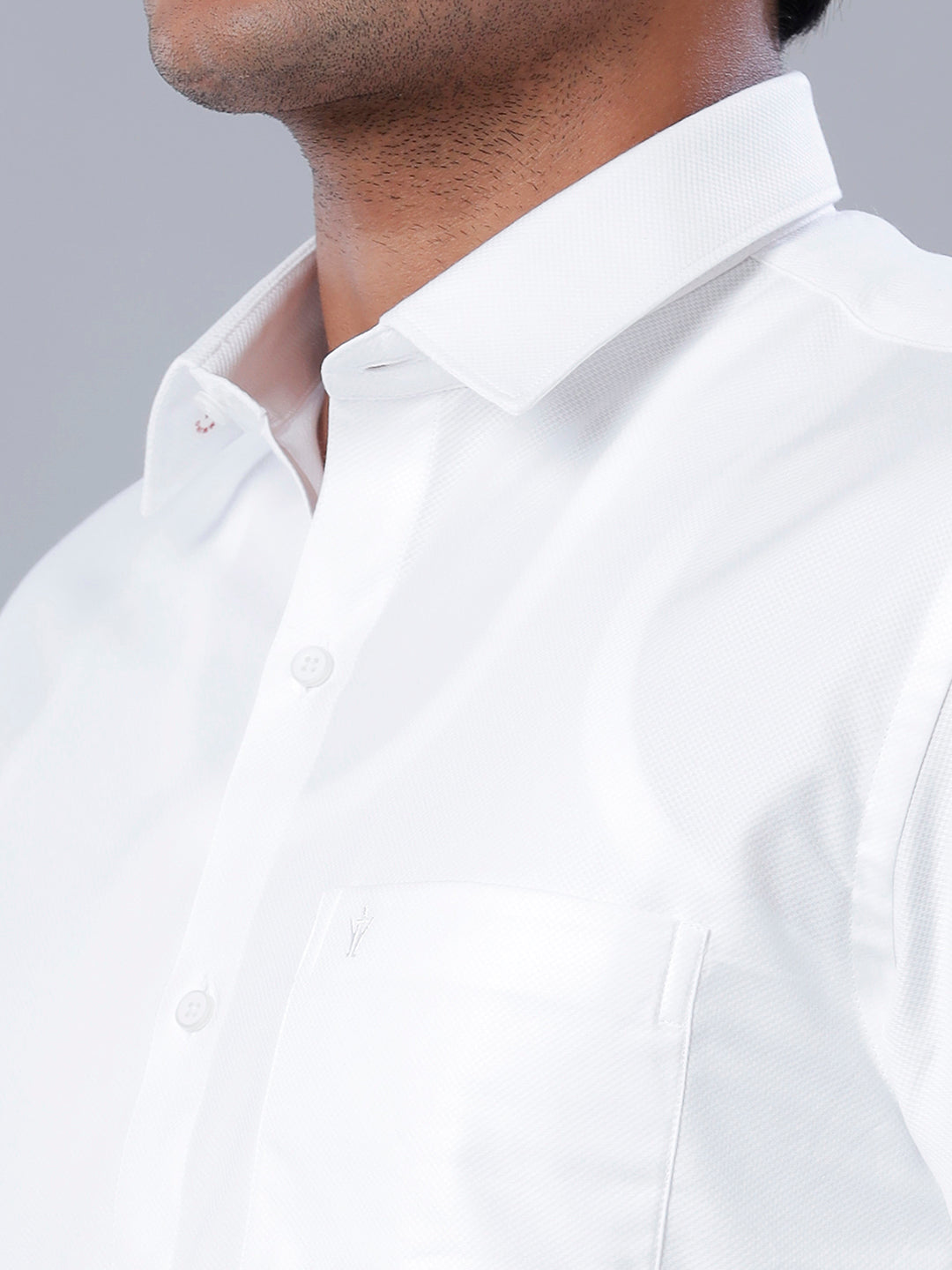 Mens Premium Pure Cotton White Shirt Full Sleeves Limited Edition 1-Zoom view