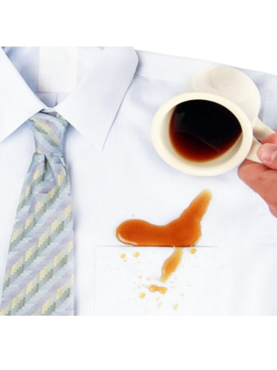 Mens Stain Proof White Shirt Half Sleeves Clean White -Dirt free