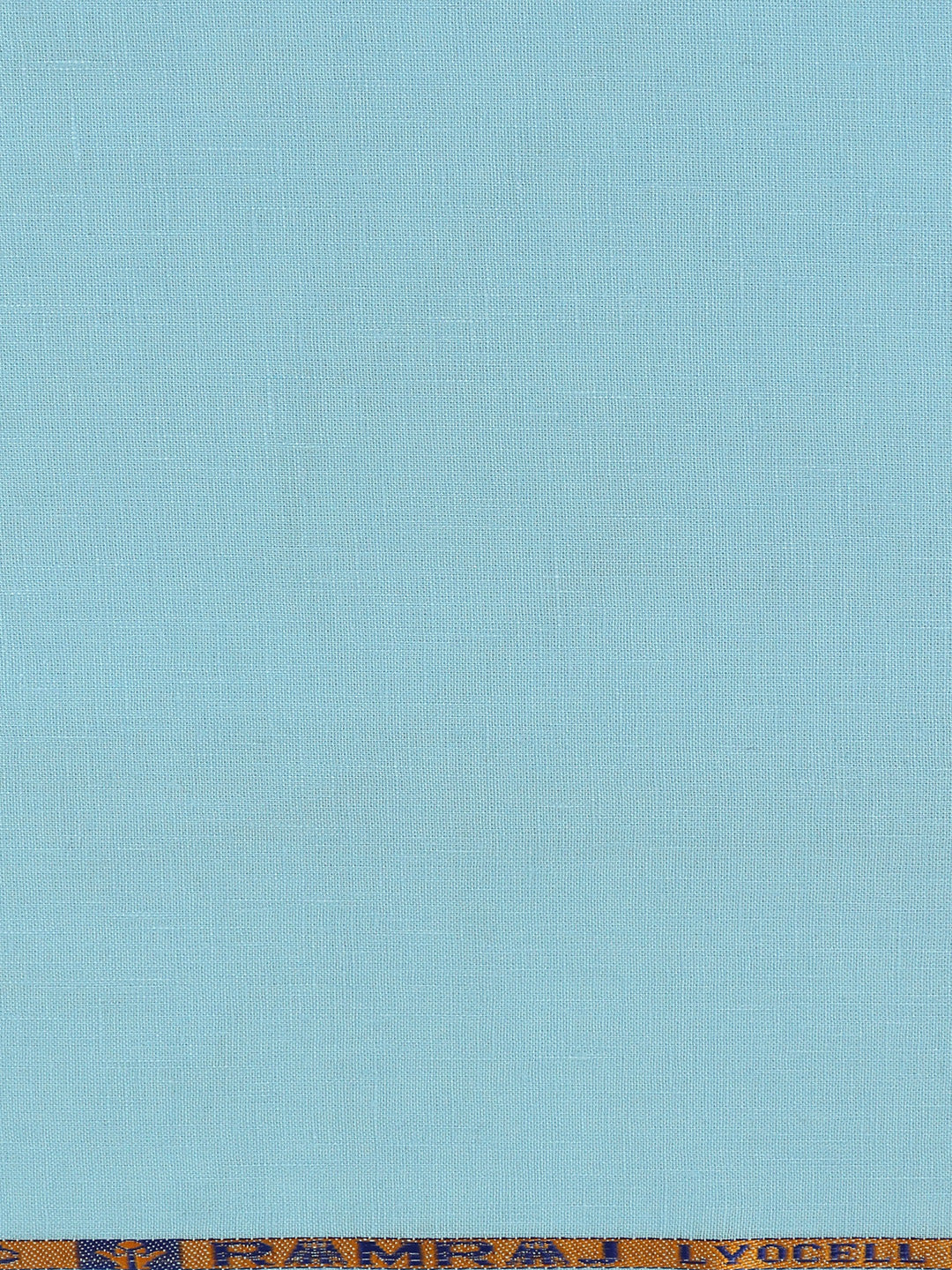 Cotton Blend Plain Shirt Fabric Sky Blue Sun Shine